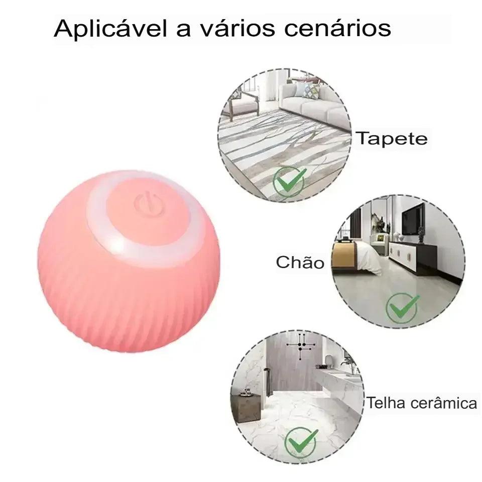 Bola Interativa Inteligente para Gatos - O Chico Tem