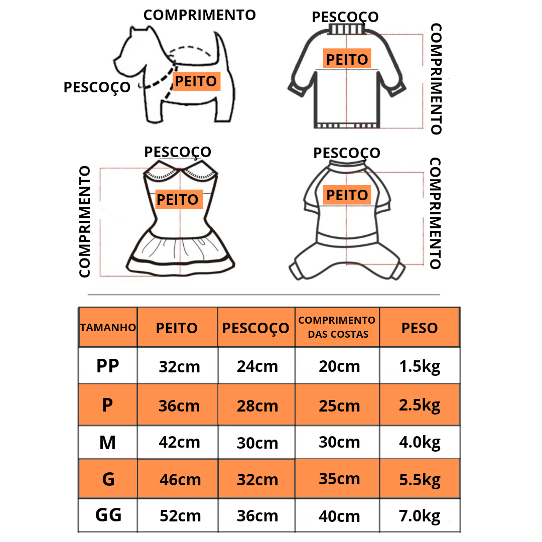 Vestido de Princesa para PET - O Chico Tem