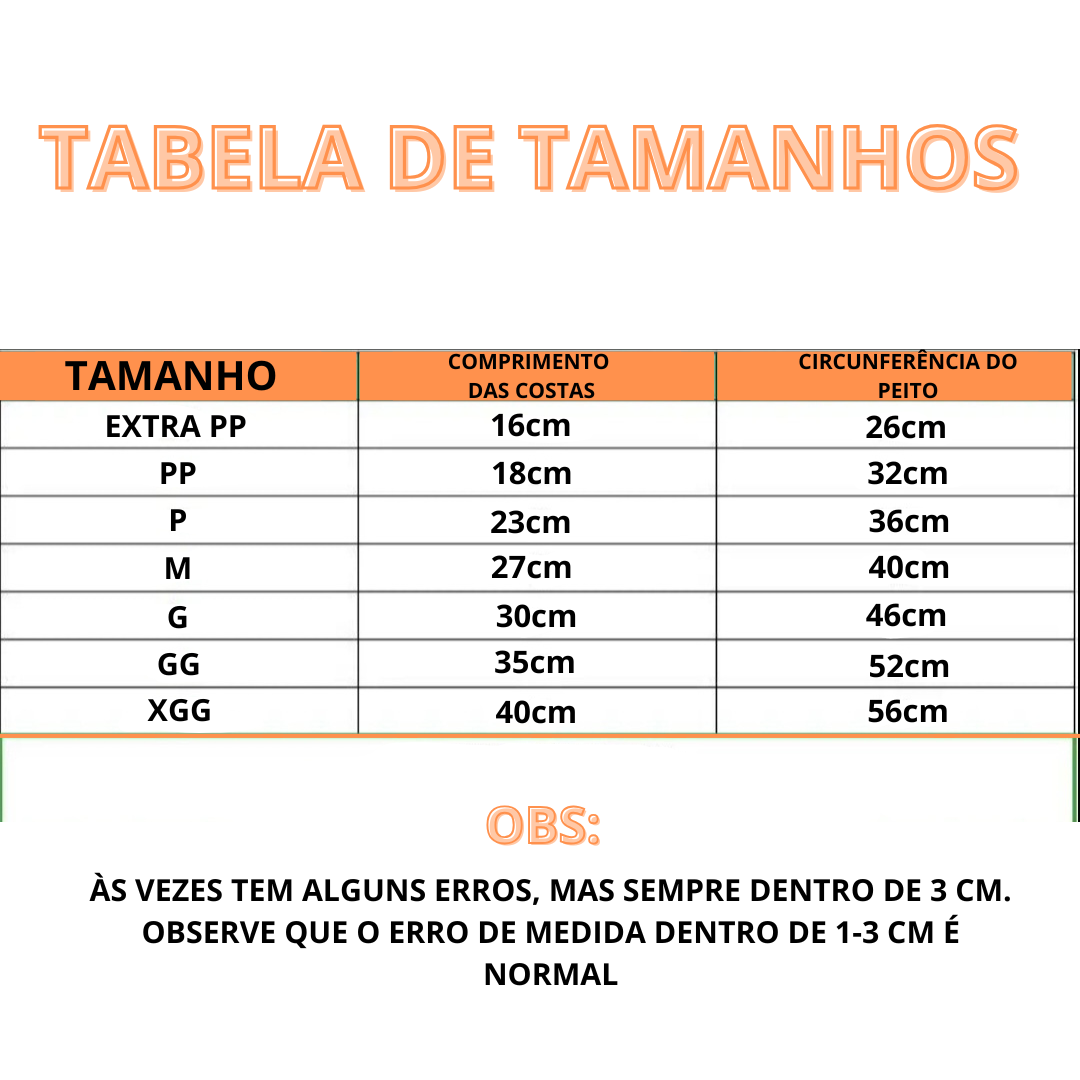 Roupa de Abelhinha para PETS - O Chico Tem