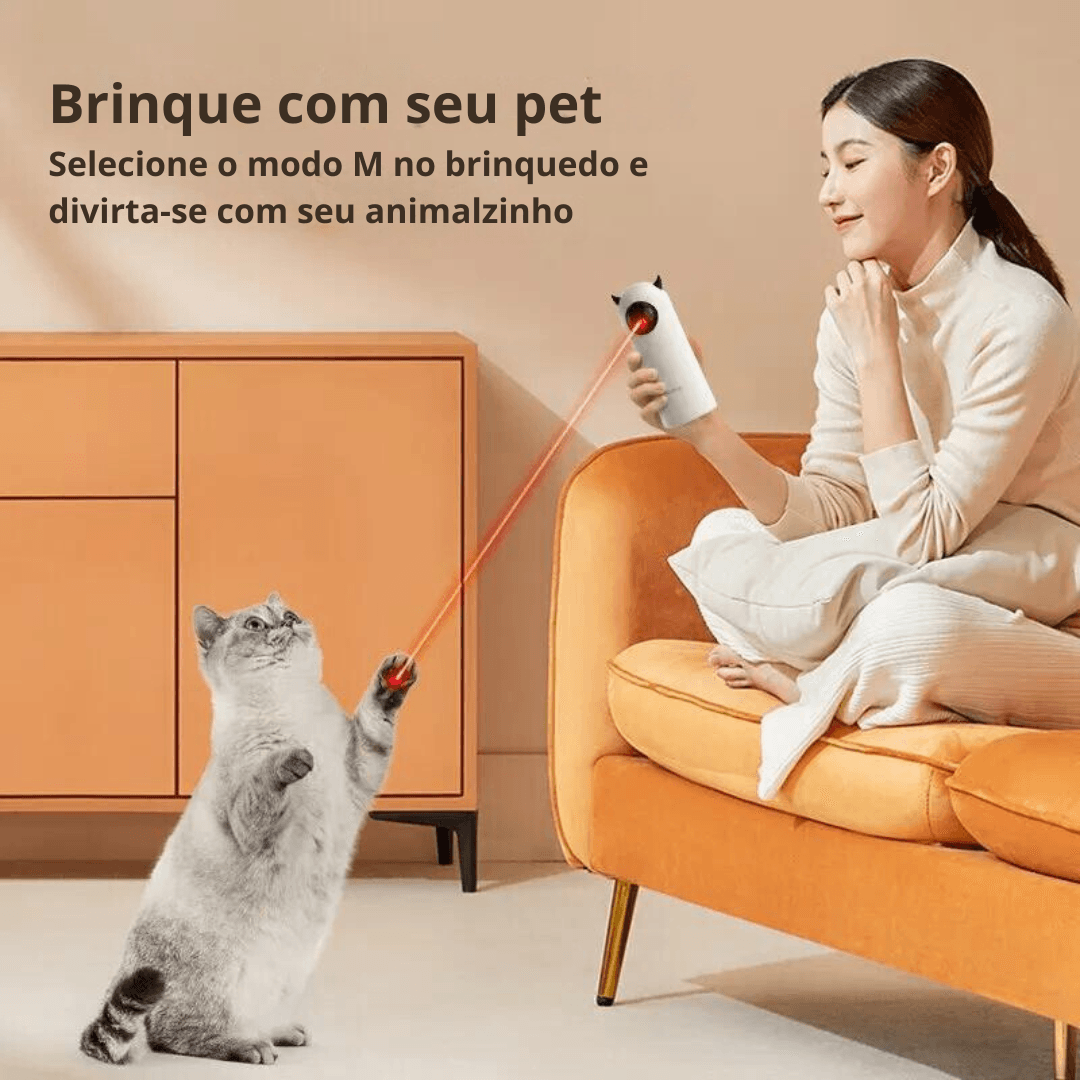 Brinquedo de Laser interativo para pet