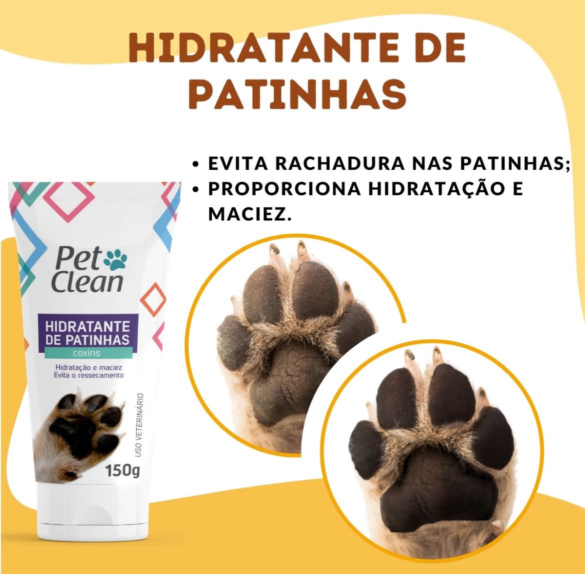 Kit Pet Clean shampoo banho á seco, limpa patas, orelhas e lagrimas e hidratante - O Chico Tem
