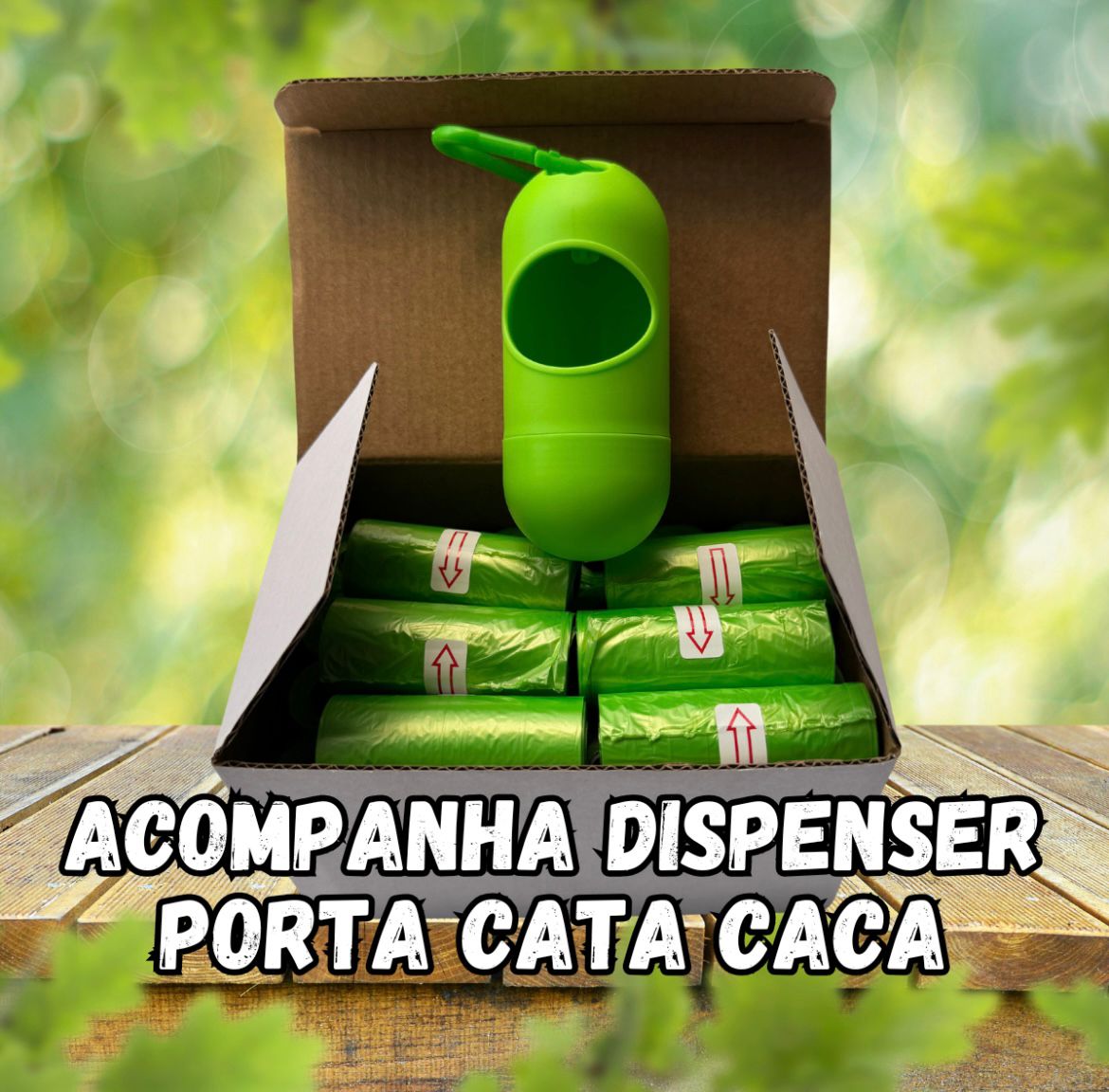 Kits de saquinhos Cata-caca de pet biodegradaveis - O Chico Tem