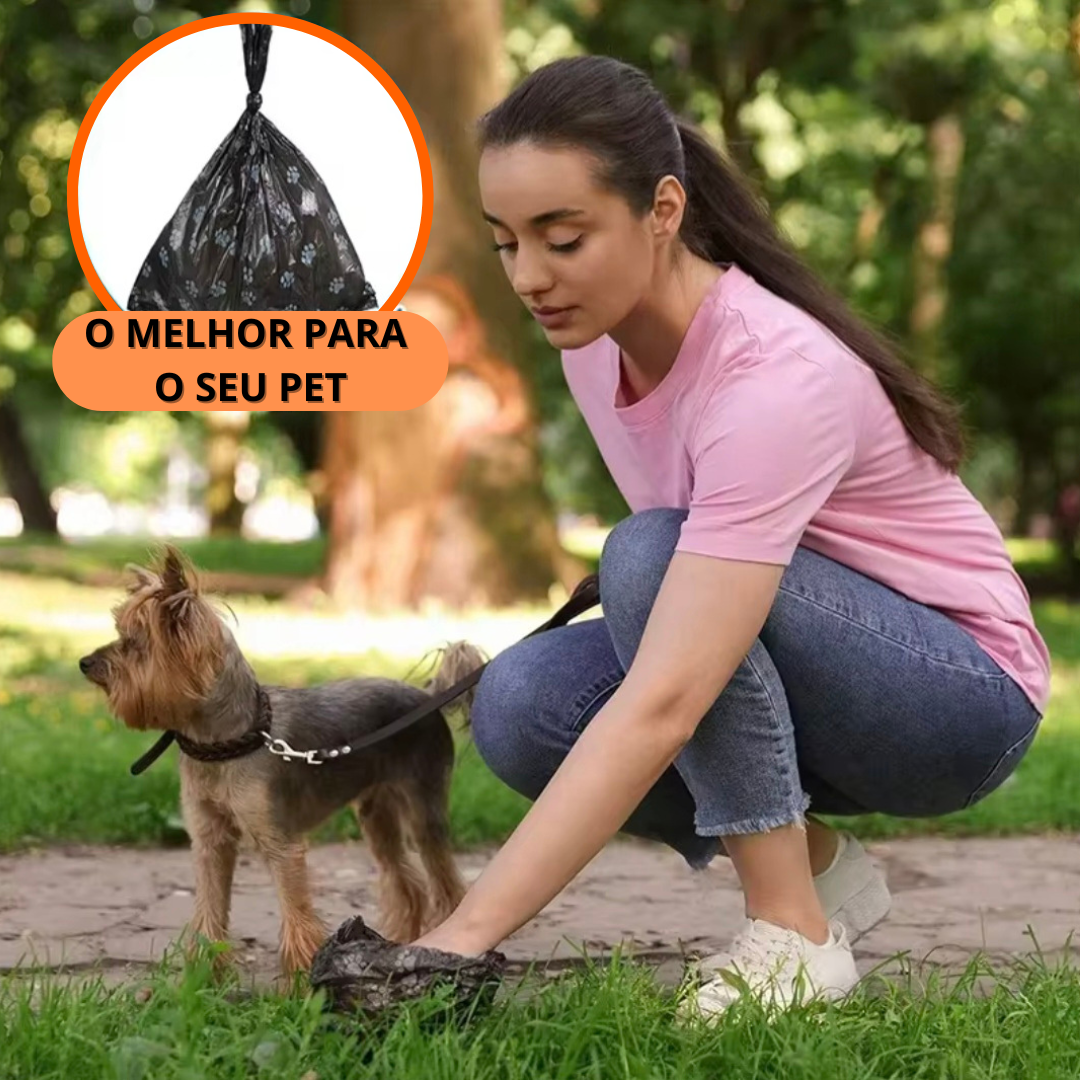 Sacos Higiênicos para Pets à Prova de Vazamento - 10 Rolos