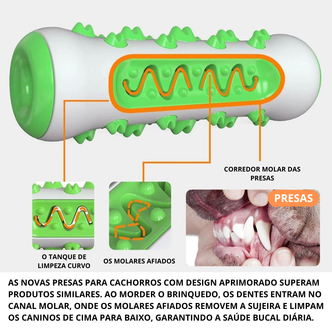 Brinquedos para Limpeza de Dentes para PETS - O Chico Tem