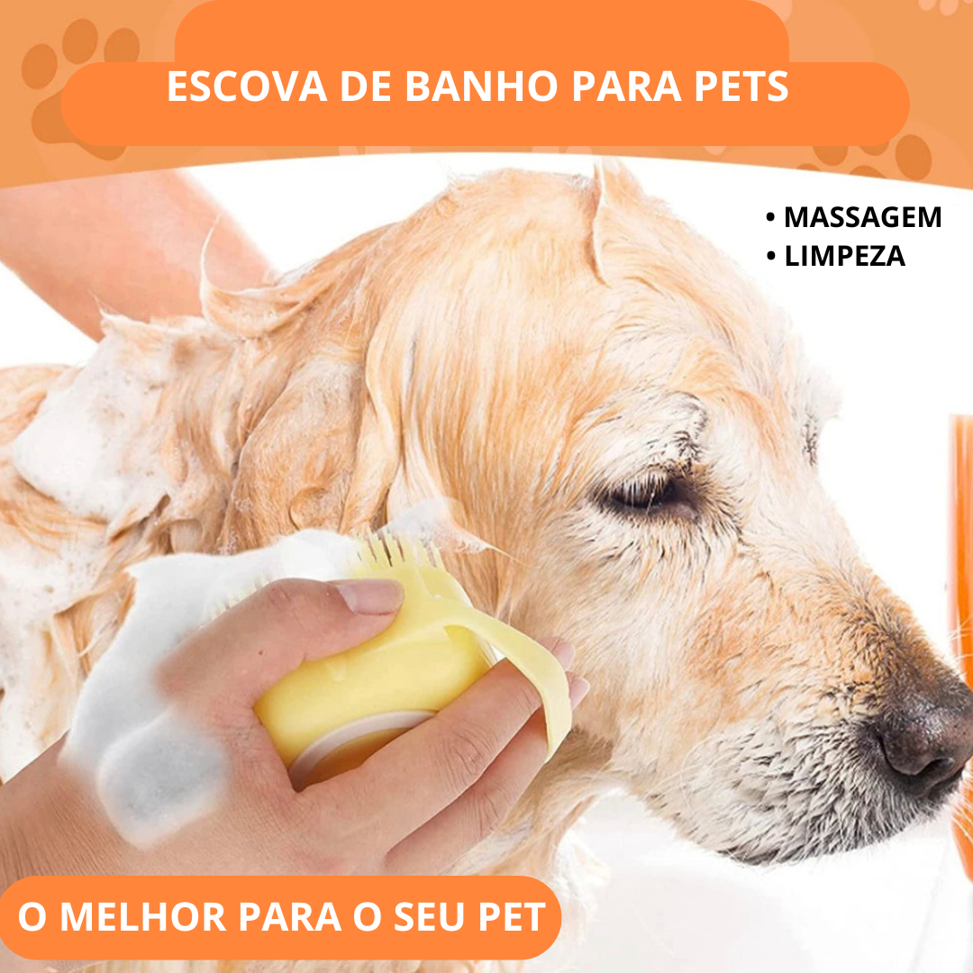 Escova de Banho para PETS - O Chico Tem