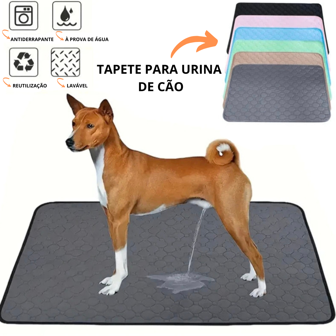 Tapete de Xixi Lavável e Reutilizável para PETS - O Chico Tem
