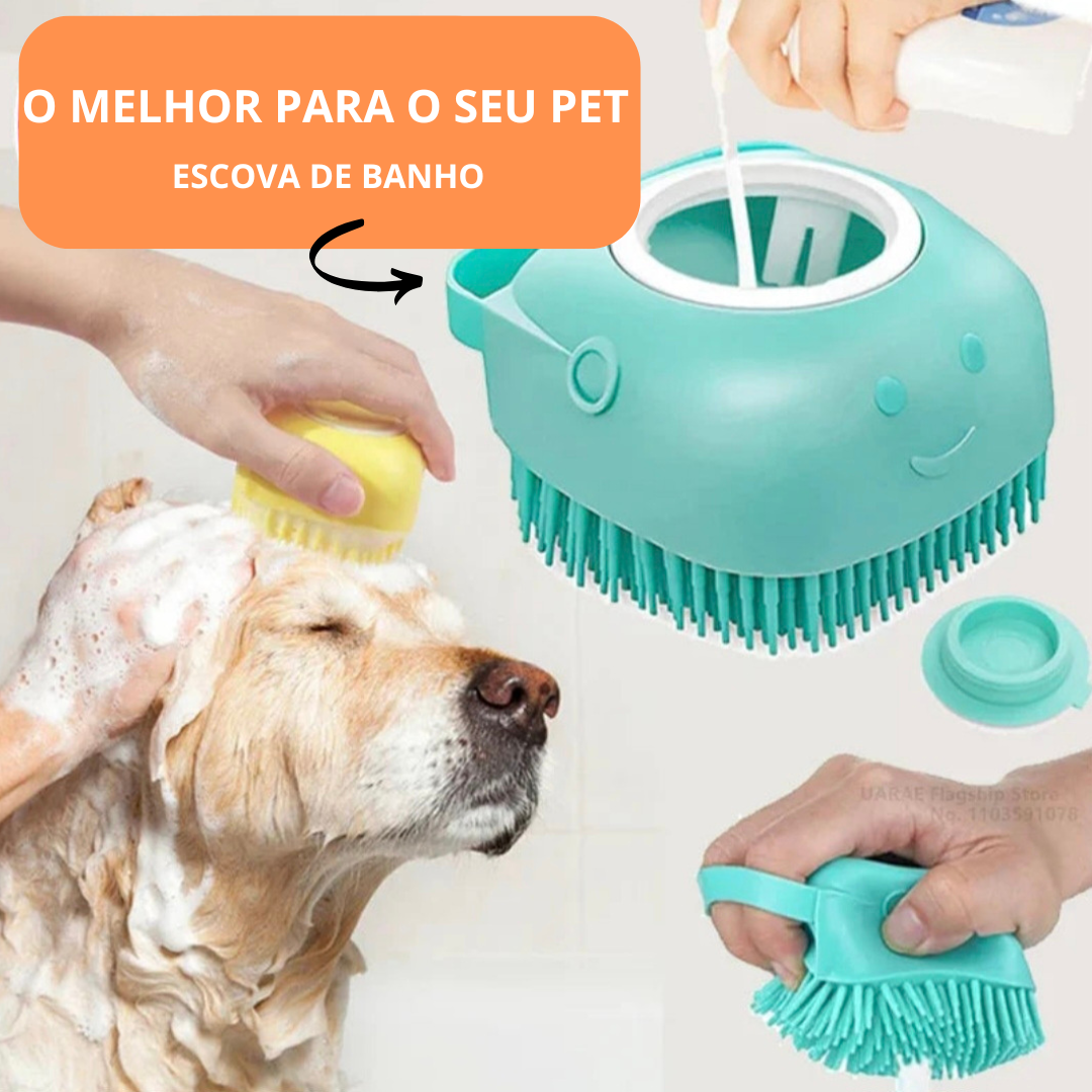 Escova de Banho para PETS - O Chico Tem