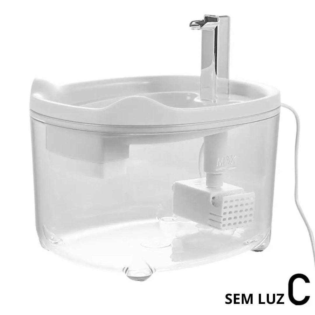Fonte de Água Automática Silenciosa para Pets 1.5L