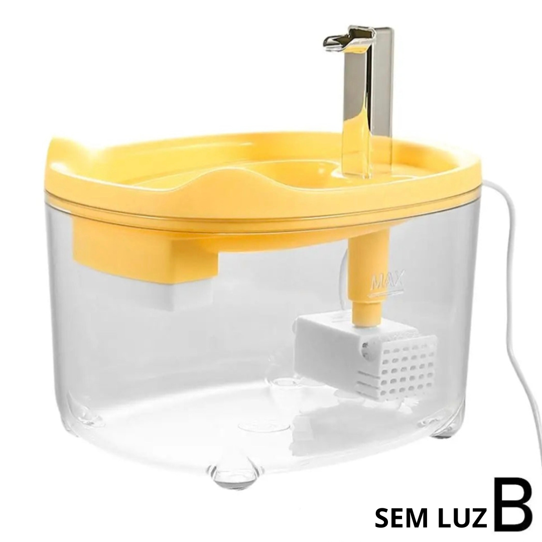 Fonte de Água Automática Silenciosa para Pets 1.5L