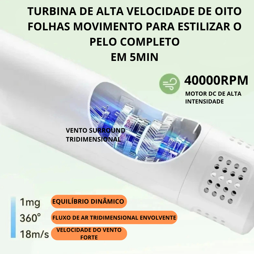 Pet Secador 2 em 1 para  - O Chico Tem