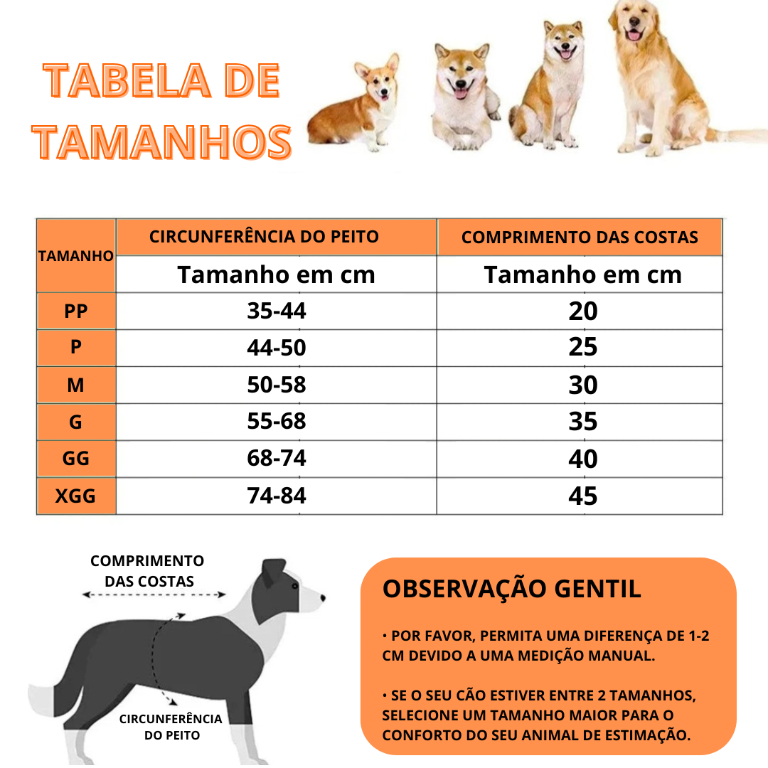 Colete Salva-Vidas tubarão para PETS - O Chico Tem