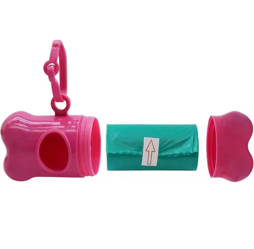 Dispensador Portátil de Sacos Higiênicos para Pets