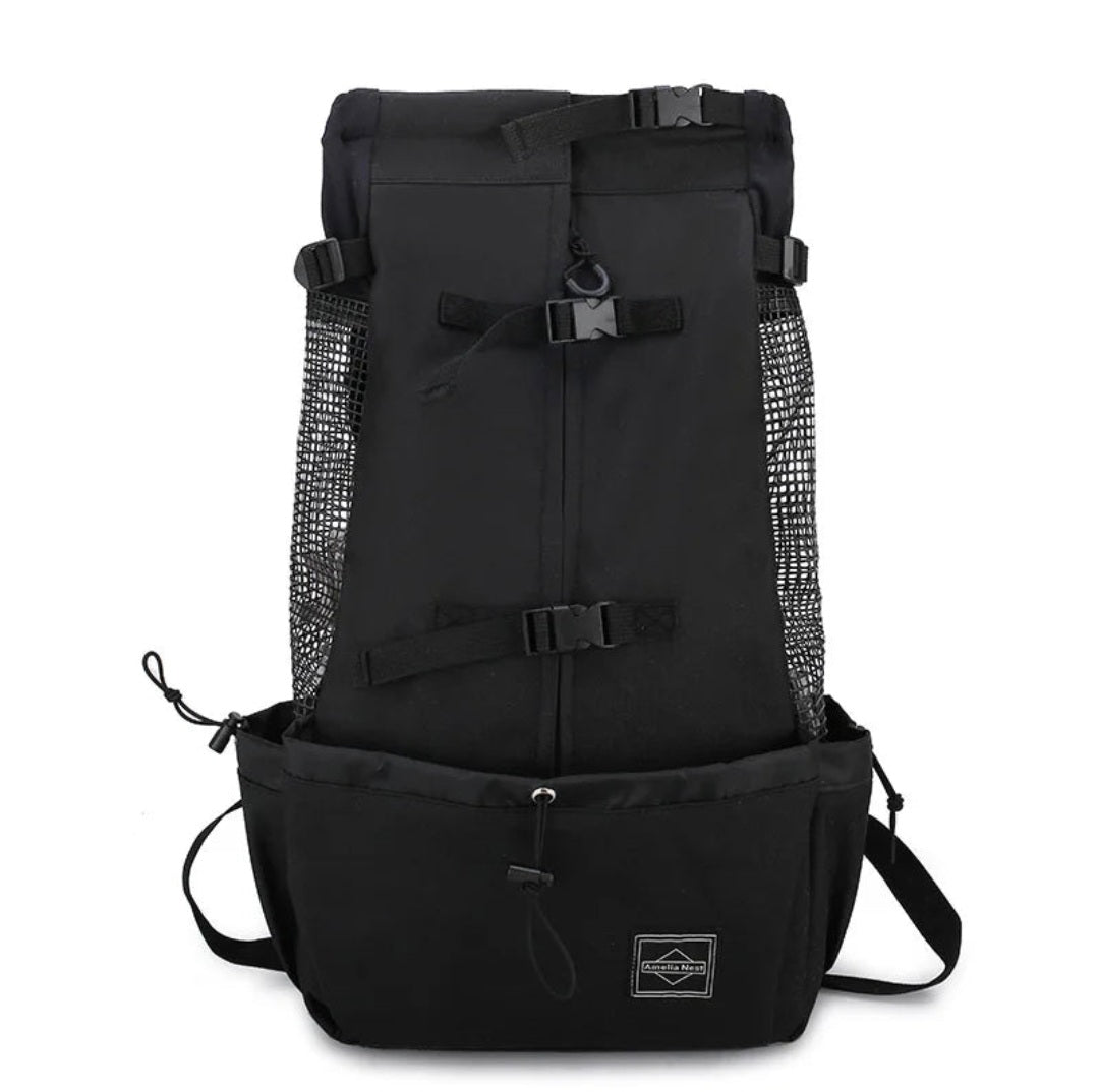 Mochila de Transporte para Cães - Nylon Forte e Respirável