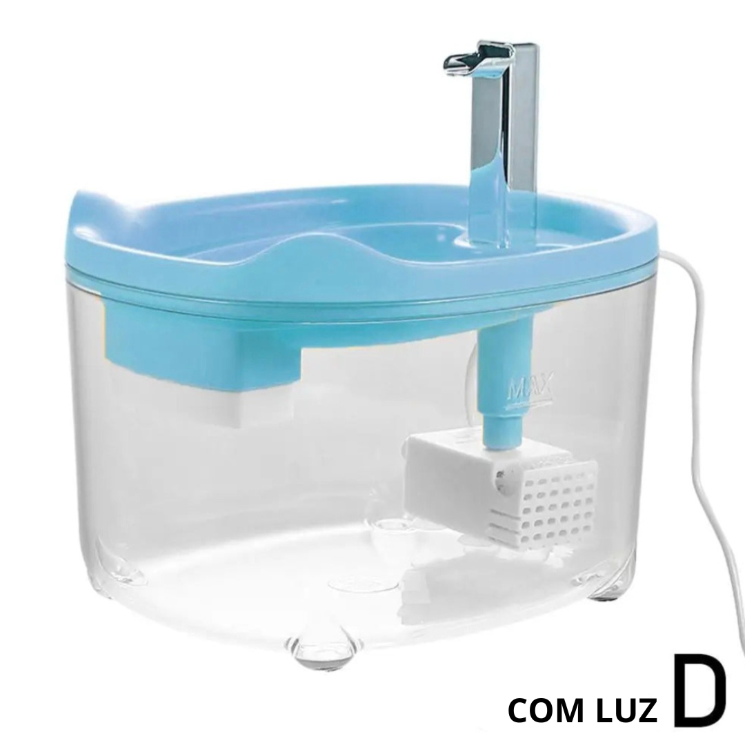 Fonte de Água Automática Silenciosa para Pets 1.5L